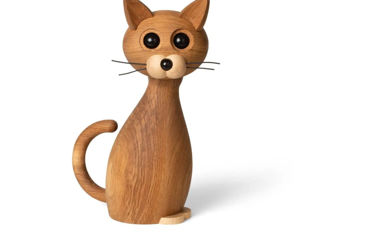 Spring Copenhagen Katt Big Lucky Trädekoration 38cm Ek/Lönn* Trädekorationer