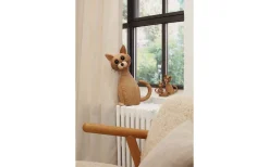 Spring Copenhagen Katt Big Lucky Trädekoration 38cm Ek/Lönn* Trädekorationer