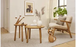 Spring Copenhagen Katt Big Lucky Trädekoration 38cm Ek/Lönn* Trädekorationer