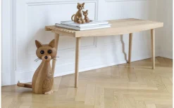 Spring Copenhagen Katt Big Lucky Trädekoration 38cm Ek/Lönn* Trädekorationer