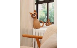 Spring Copenhagen Katt Big Lucky Trädekoration 38cm Ek/Lönn* Trädekorationer