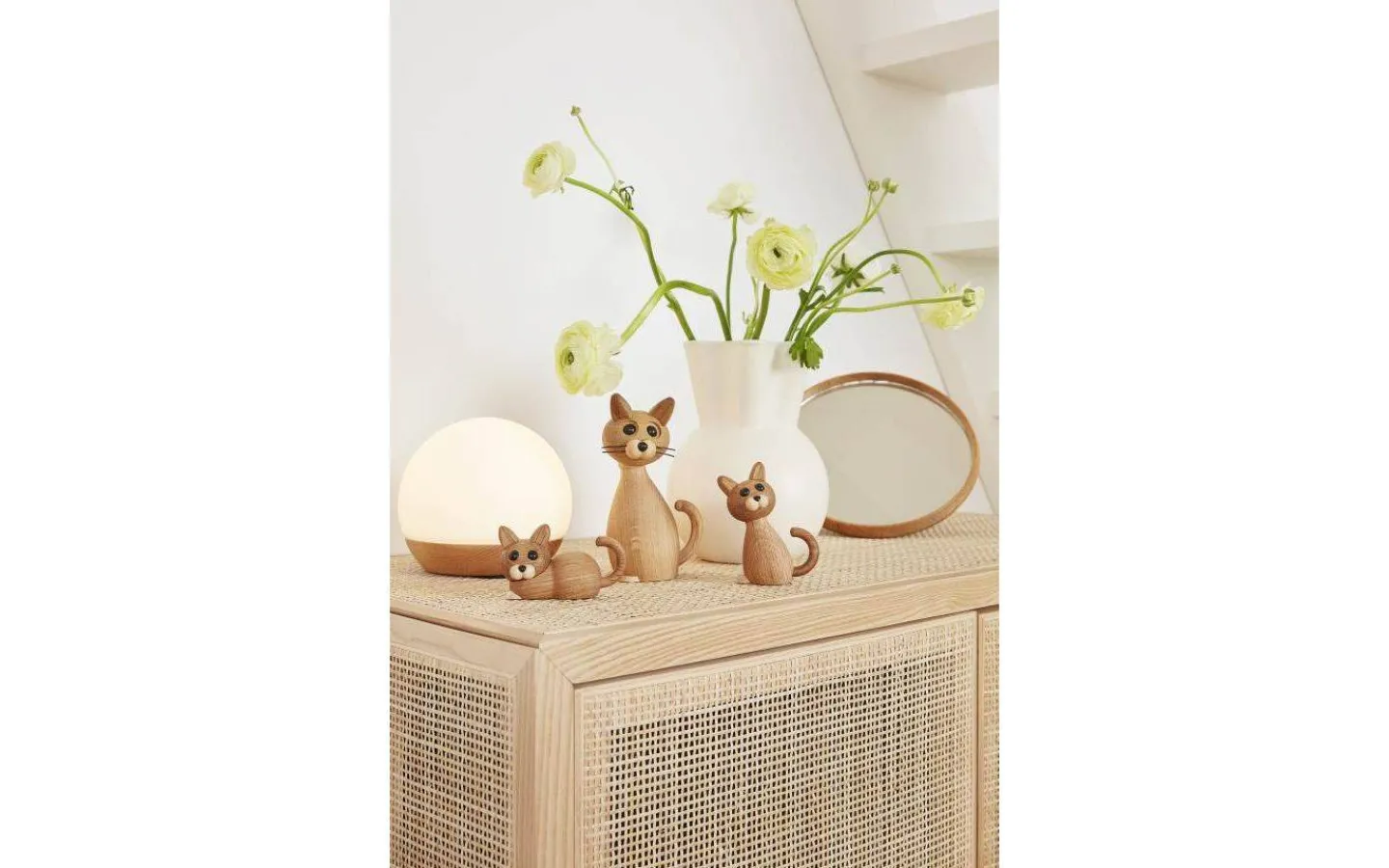 Trädekorationer<Spring Copenhagen Katt Lucky Trädekoration 15,9cm Ek