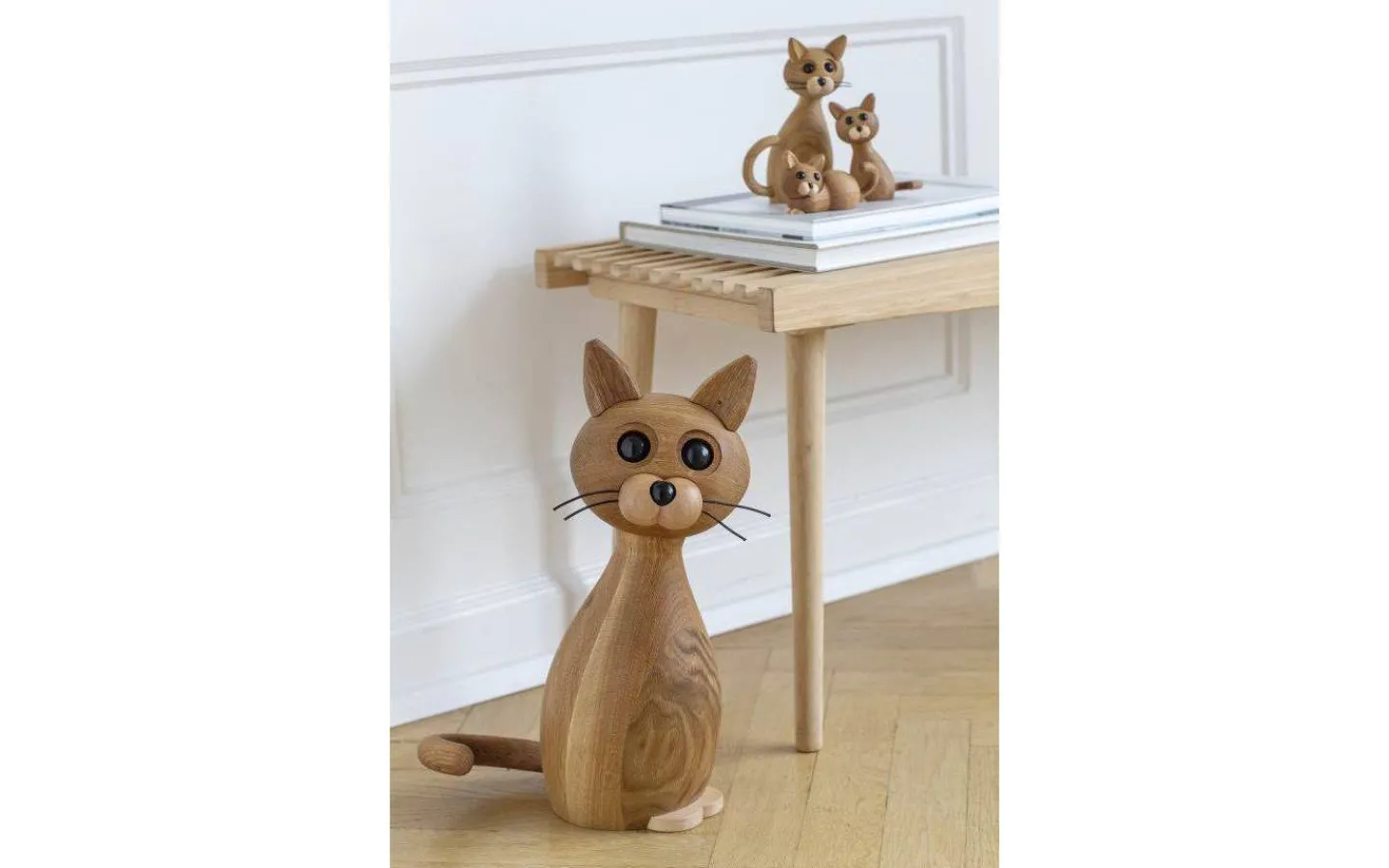 Trädekorationer<Spring Copenhagen Katt Lucky Trädekoration 15,9cm Ek