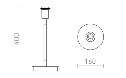 Keith Lampfot USB Bok/Vit