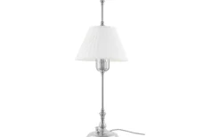 Lampfötter|Bordslampor<Karlskrona Lampfabrik Kellgren - Förnicklad