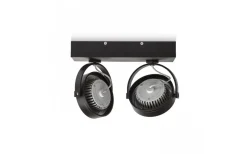 Avlånga Takspotlights|Takspot Med 2 Lampor<Rendl Kelly II Takspotlight Svart LED 2x12W 3000K