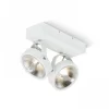 Rendl Kelly II Takspotlight Vit LED 2x12W 3000K* Avlånga Takspotlights|Takspot Med 2 Lampor