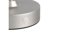 Uppladdningsbara Lampor Inomhus|Bordslampor<Reality Kenny Bordslampa LED borstat stål/svart uppladdningsbar