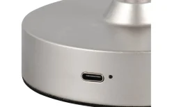 Uppladdningsbara Lampor Inomhus|Bordslampor<Reality Kenny Bordslampa LED borstat stål/svart uppladdningsbar