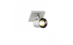 Rendl Kenny I Takspotlight 11cm Aluminium/Svart* Takspot Med 1 Lampa