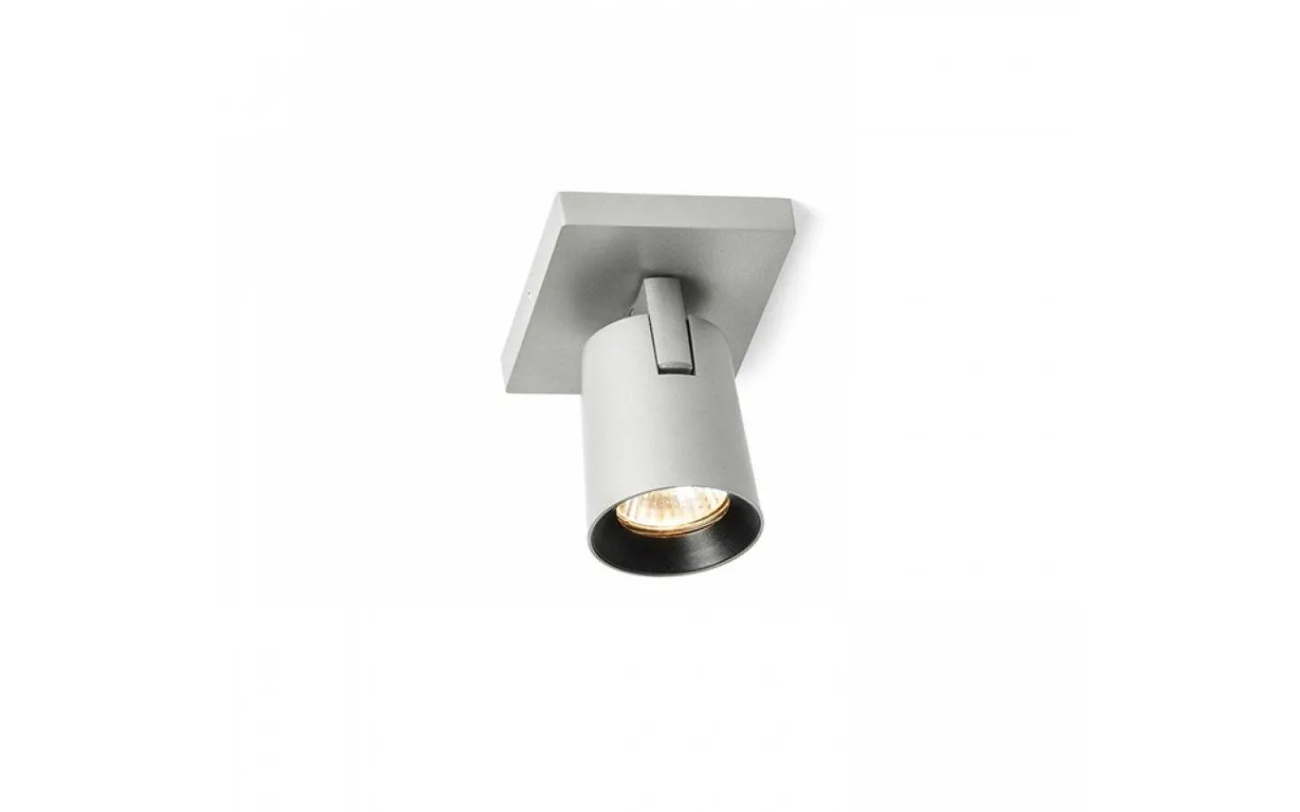 Rendl Kenny I Takspotlight 11cm Aluminium/Svart* Takspot Med 1 Lampa