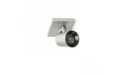 Rendl Kenny I Takspotlight 11cm Aluminium/Svart* Takspot Med 1 Lampa