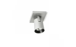 Rendl Kenny I Takspotlight 11cm Aluminium/Svart* Takspot Med 1 Lampa