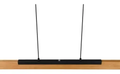 Avlånga Taklampor<Trio Lighting Kerala Takpendel LED matt svart/trä