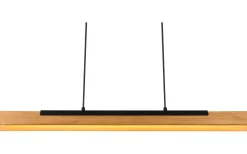 Avlånga Taklampor<Trio Lighting Kerala Takpendel LED matt svart/trä