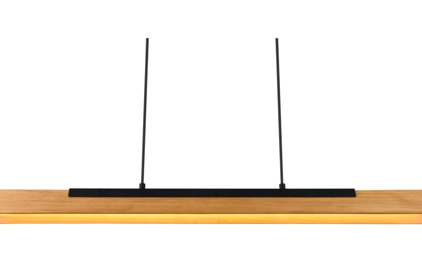 Avlånga Taklampor<Trio Lighting Kerala Takpendel LED matt svart/trä