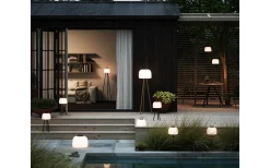 Nordlux Kettle Ø22cm Uppladdningsbar Tak/Golv/Bordslampa Vit IP65* Uppladdningsbara Lampor Utomhus|Uppladdningsbara Lampor Utomhus