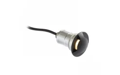 Infälld Murbelysning<Rendl Kick III Infälld Vägglampa Svart 230V LED 1W IP54 3000K