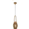 Kinross Fönsterlampa 19cm Brun