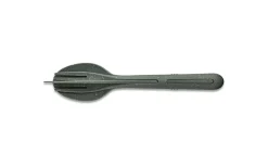 Bestick<Koziol Klikk Bestickset 3 delar Mörkgrå