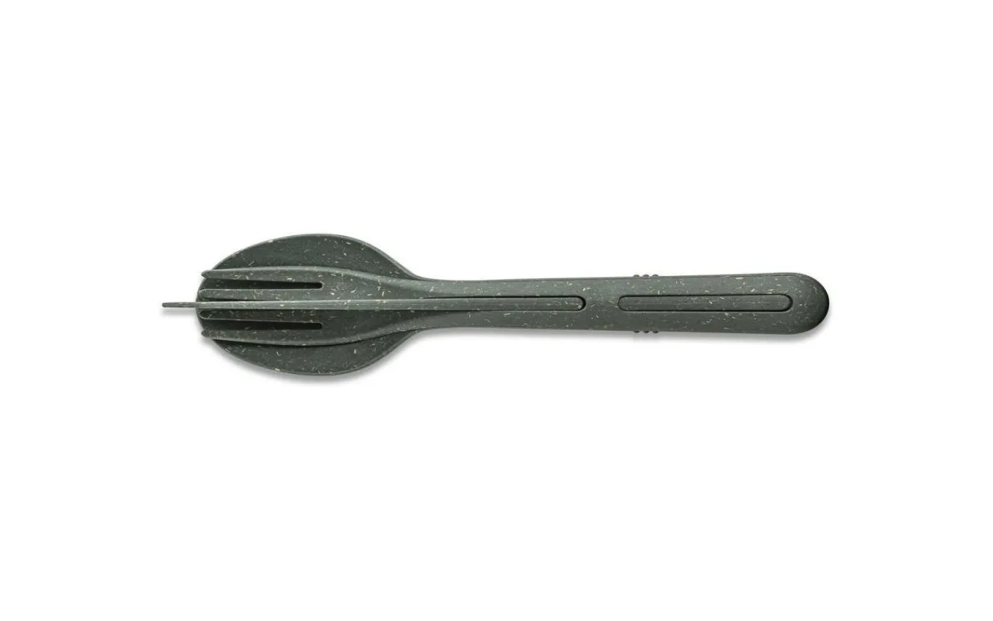 Bestick<Koziol Klikk Bestickset 3 delar Mörkgrå