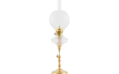 Karlskrona Lampfabrik Klotkupa 85 - Mattblästrat klarglas* Fotogenskärmar