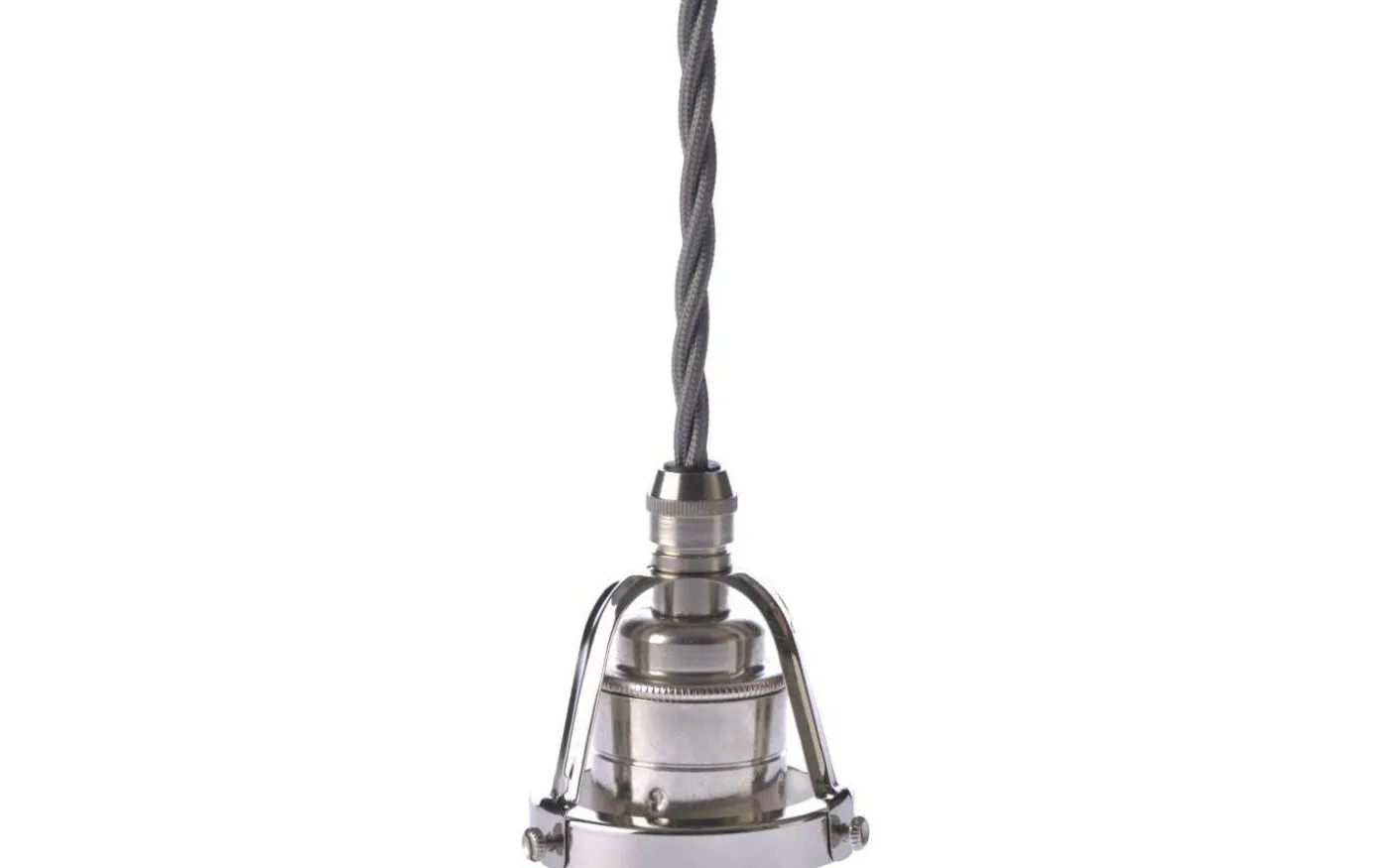 Kloupphäng U16 Grå kabel, Nickel