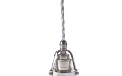 Texa Design Kloupphäng U16 Vit kabel, Nickel* Sladdställ Med Sockel|Fönsterlampor