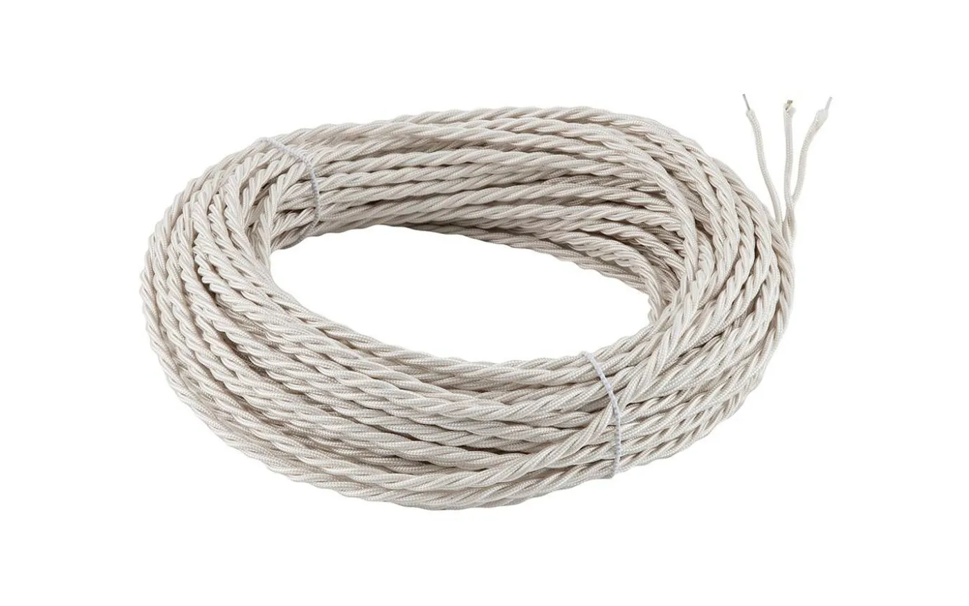 Knoppledning - Benvit (25 m)