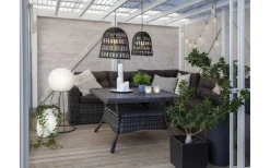 Taklampor Utomhus<Star Trading Knute Lampskärm Svart 48 cm Utomhusbruk