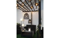 Taklampor Utomhus<Star Trading Knute Lampskärm Svart 48 cm Utomhusbruk