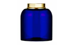 Koholmenoljehus 6''' - Blått glas / Mässing