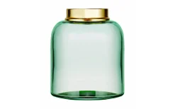 Koholmenoljehus 6''' - Jadegrönt glas / Mässing