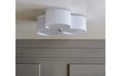 Kolme Takplafond 70cm Textil Vit