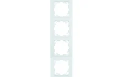 Strömställare/Vägguttag<Malmbergs Kombinationsram GAMMA, 4-fack