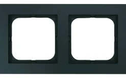 Strömbrytare & Vägguttag<Malmbergs Kombinationsram Optima Svart 2-fack