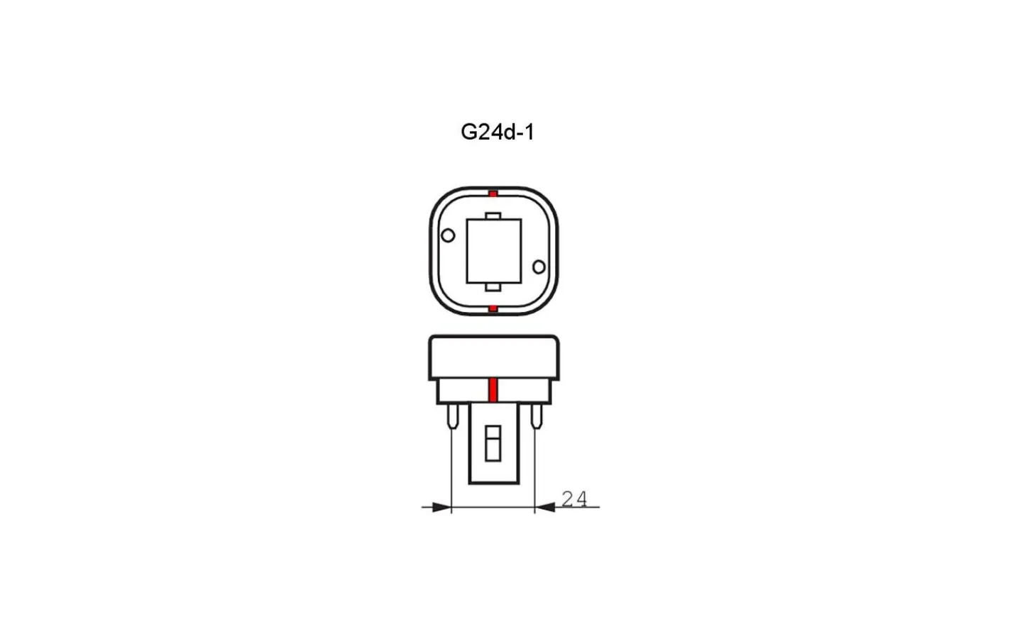 G24D Pld Kompaktlysrör<Unison Kompaktlysrör PLD 2-pin G24d-1 830 13W