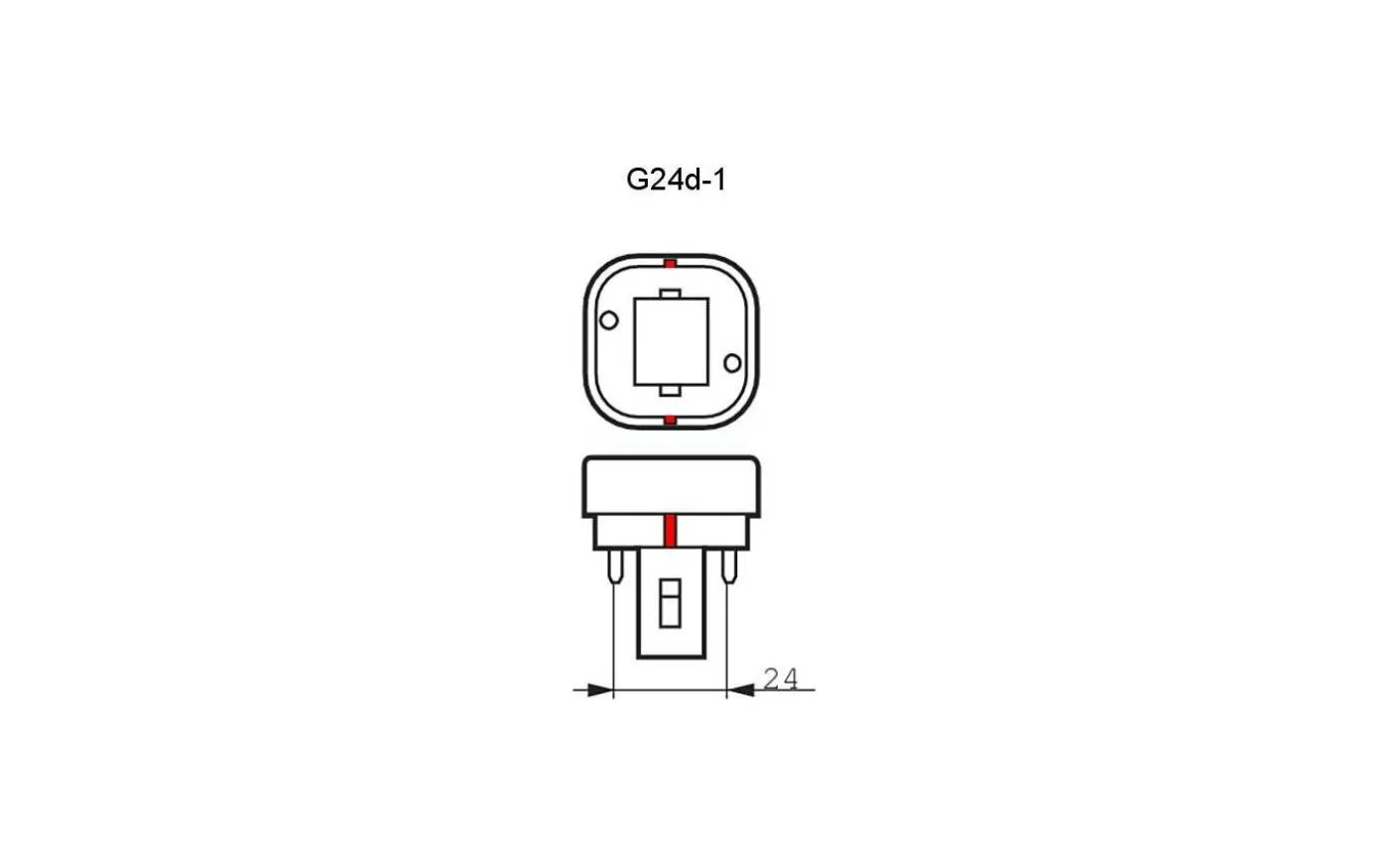 Kompaktlysrör PLD 2-pin G24d-1 830 10W