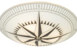 Kompass Plafond 42cm Vit/Svart