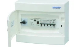 Malmbergs Komplett normcentral i plast, 1x12 moduler* Normkomponenter