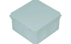 Malmbergs Kopplingsdosa 90x90mm utan plint Ljusgrå IP55* Förläggningsmaterial