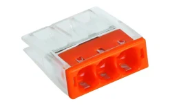 Malmbergs Kopplingsklämma Slim, 3-pol, 0,5-2,5mm², 100st* Förläggningsmaterial
