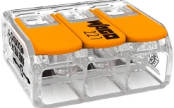 Kopplingsklämma Wago 221, 3-pol, 6 mm², 30 st/förp.