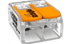 Kopplingsklämma Wago 221, 2-pol, 6 mm², 50 st/förp.