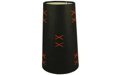 Mönstrade Lampskärmar<Oriva Kors Lampskärm Ø16cm Svart/Röd