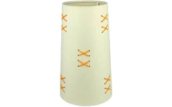 Mönstrade Lampskärmar<Oriva Kors Lampskärm Ø16cm Vit/Orange