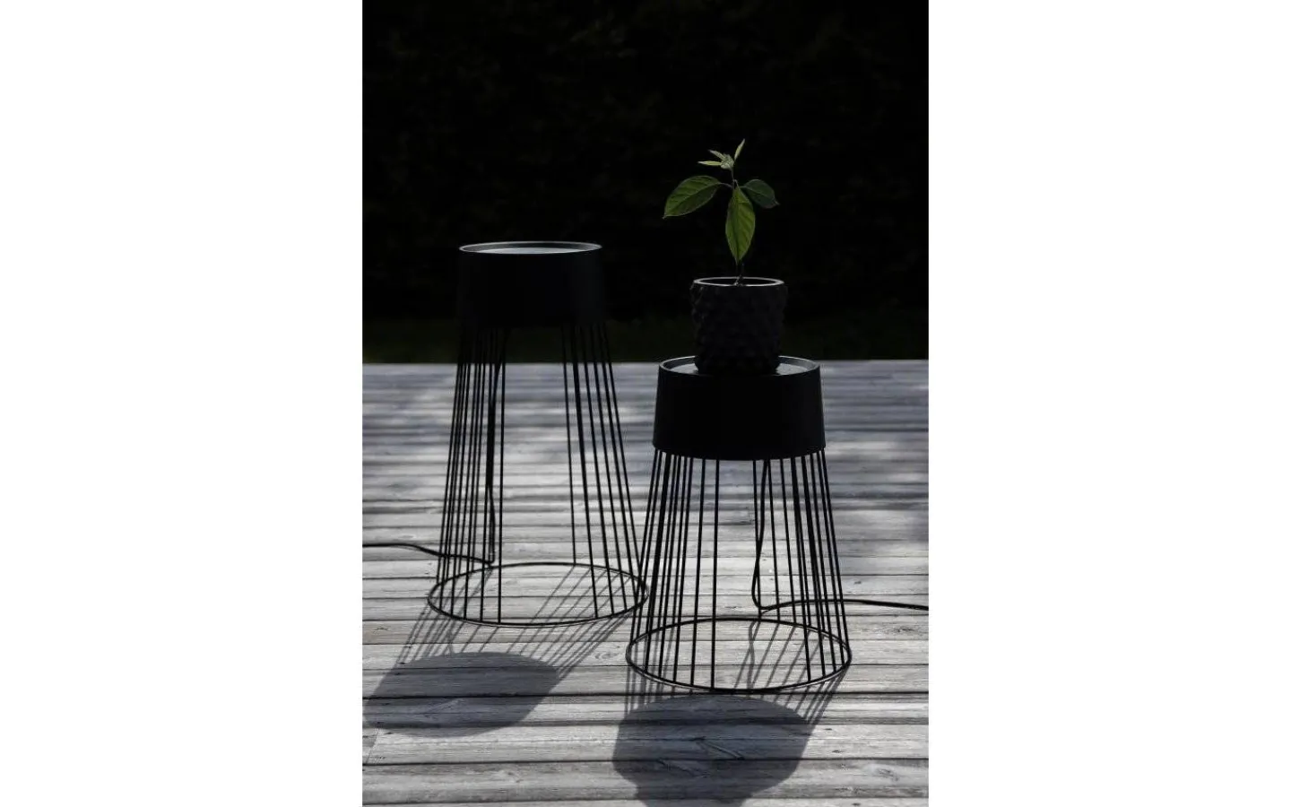 Globen Lighting Koster Golvlampa IP44 45cm LED 3W Svart* Golvlampor Utomhus