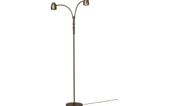 Golvläslampor<ArmaturHantverk Koster Golvlampa 2L 140cm Oxid