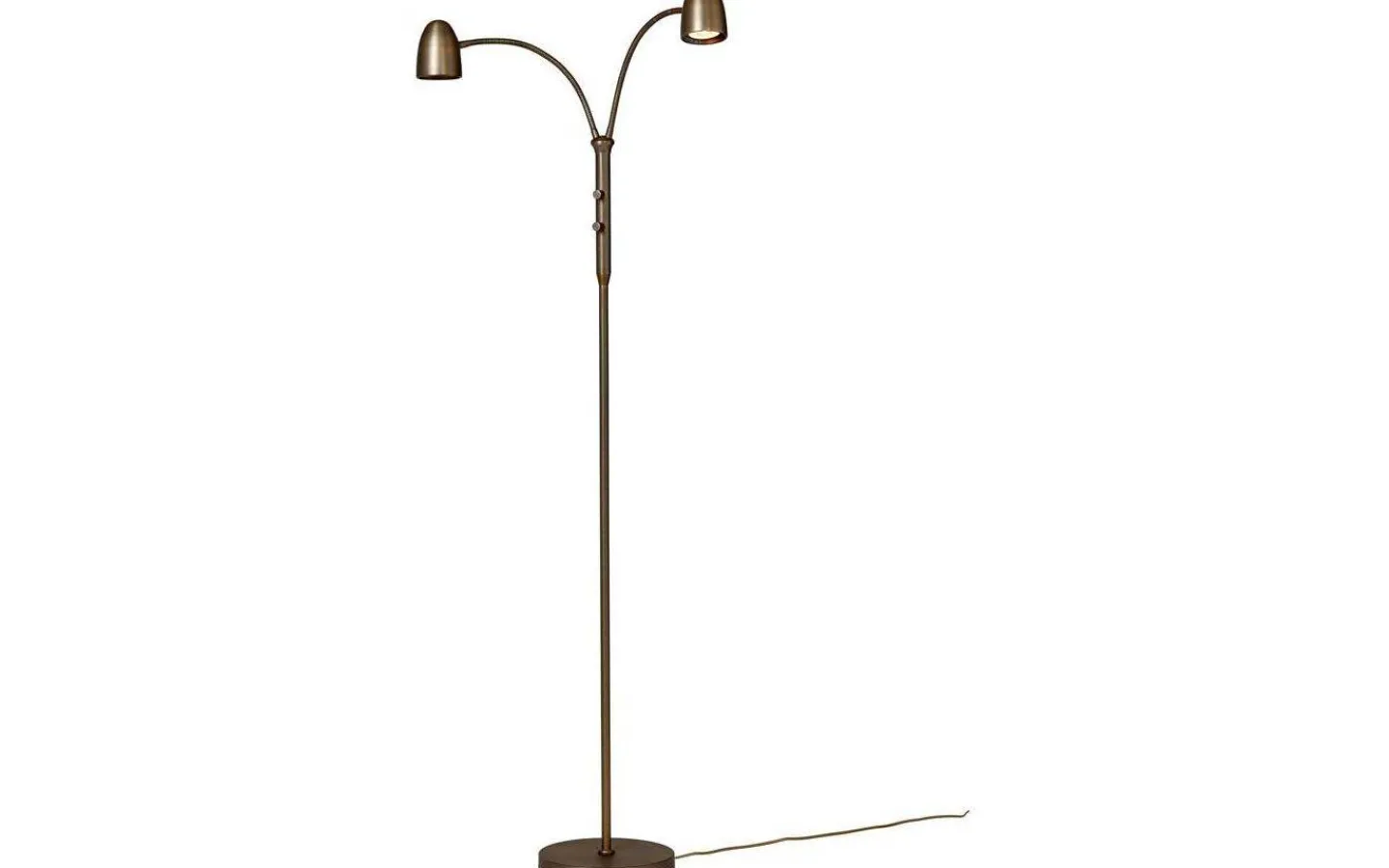Golvläslampor<ArmaturHantverk Koster Golvlampa 2L 140cm Oxid