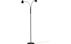Golvläslampor<ArmaturHantverk Koster Golvlampa 2L 140cm Svart
